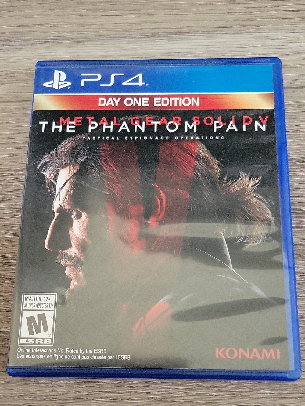 Sony PS4 Metal Gear Solid V: The Phantom Pain - Black & Red